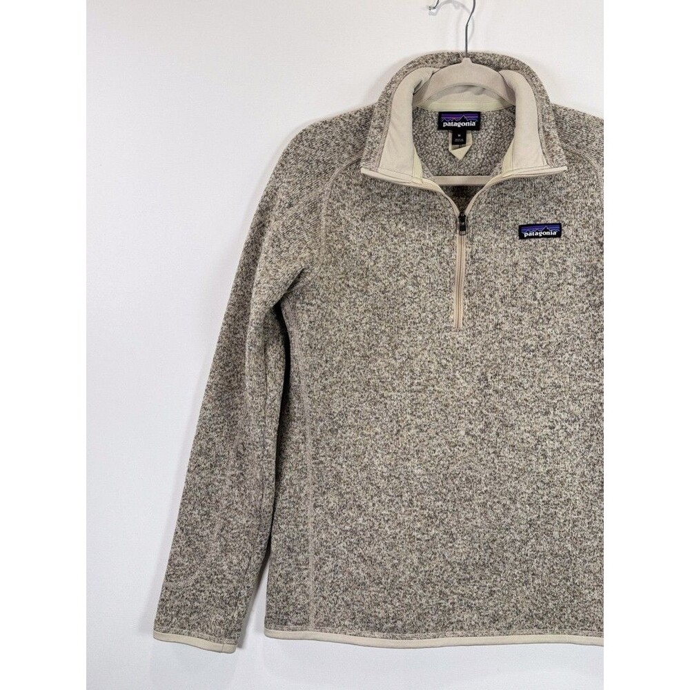 Patagonia Womens Better Sweater Pelican 1/4 Zip Fleece Pullover Outdoor Medium - Picture 5 of 12